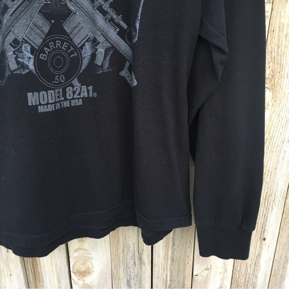 Barrett Firearms Vintage Model 82A1 Rifle Graphic Tee Black 2XL - Picture 7 of 15